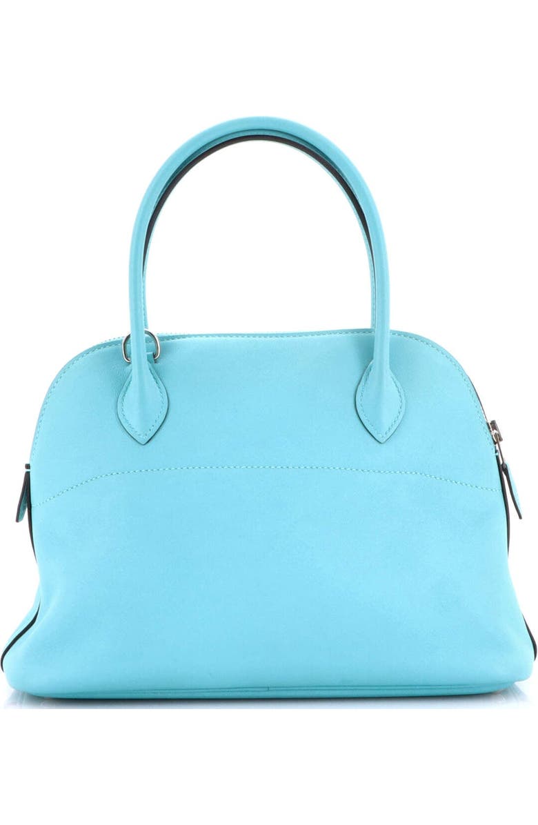 Pre-Owned Hermes Bolide Bag Swift 27, Alternate, color, Bleu Atoll