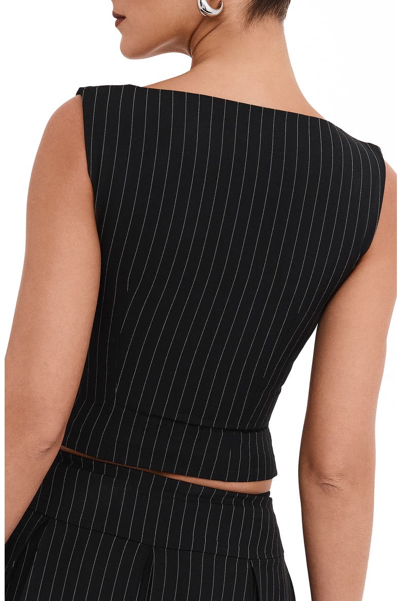 Pinstripe Corset, Alternate, color, BLACK