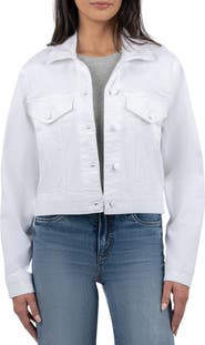KUT from the Kloth Angela Crop Denim Jacket