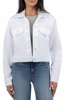 KUT from the Kloth Angela Crop Denim Jacket