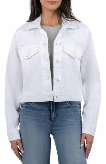 KUT from the Kloth Angela Crop Denim Jacket
