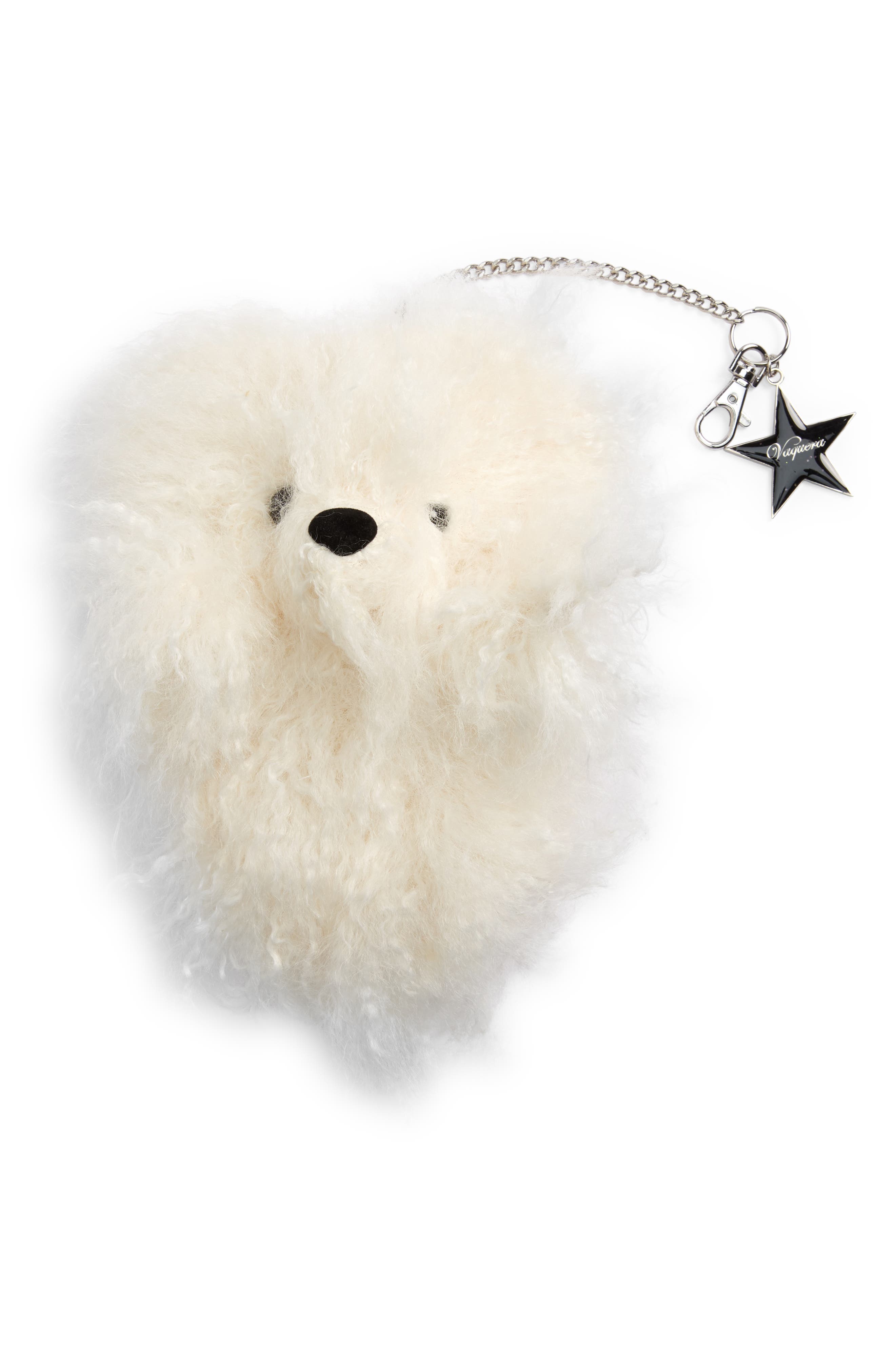 Vaquera Furry Teddy Bear Faux Fur Key Chain (Women) | Nordstromrack