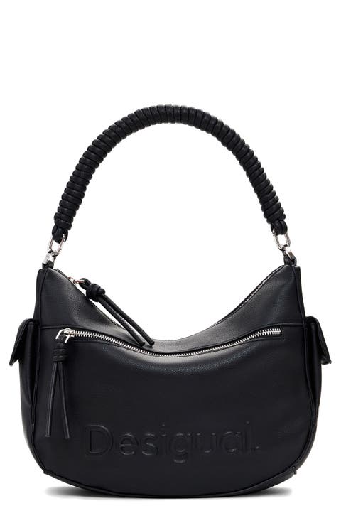 Faux Leather Shoulder Bag