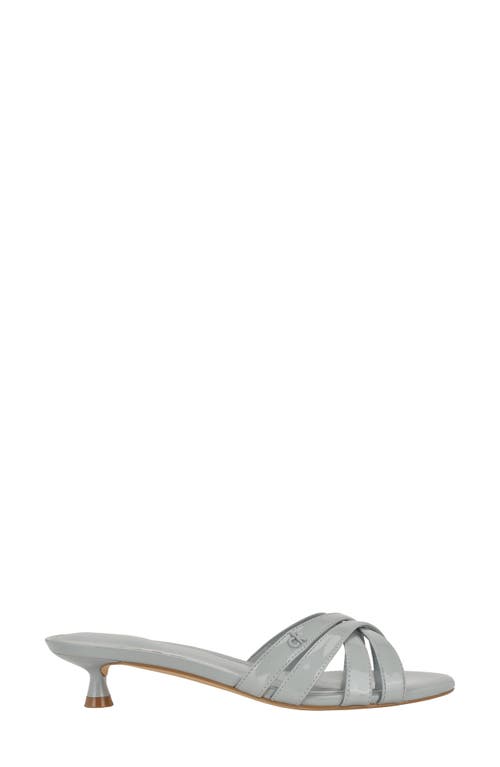 CALVIN KLEIN CALVIN KLEIN GABBIE KITTEN HEEL SLIDE SANDAL 
