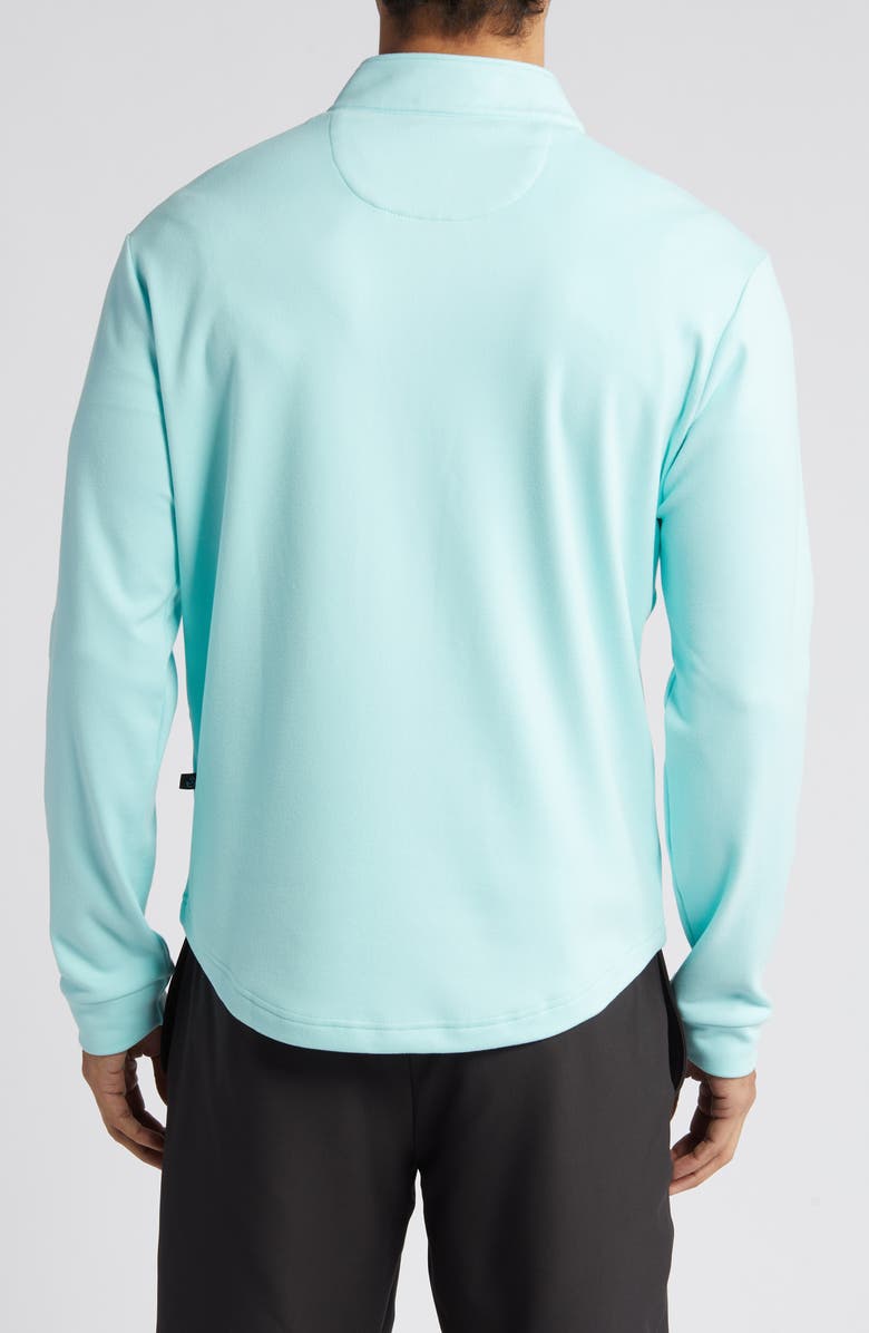 Swannies Emery Quarter Zip Golf Pullover, Alternate, color, Aqua