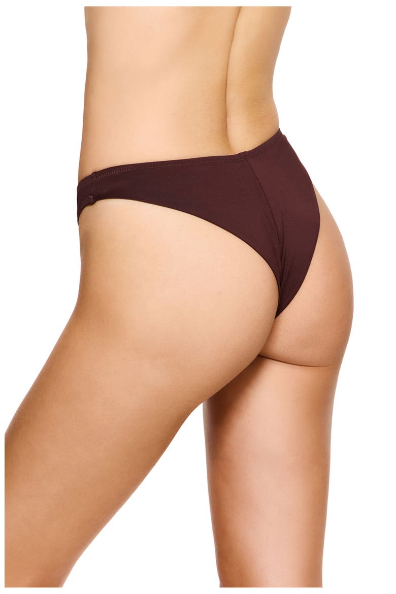 Vacay Mode Bikini Bottom Swimsuit, Alternate, color, Brown