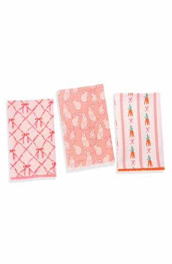 Tiramisu Easter Meadow Set of 3 Cotton Kitchen Towels