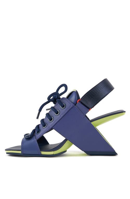 United Nude Loop Sporty Hi Sandal In Blue