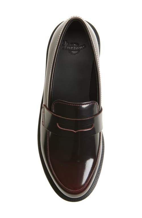 Dr. Martens Temara Arcadia Leather Loafers In Red