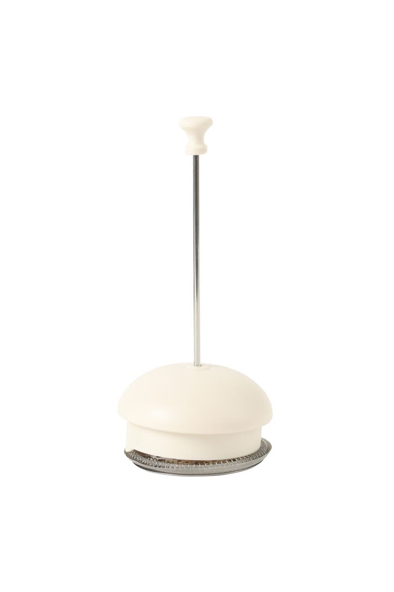 Retro Brew 31 oz Borosilicate Glass Coffee Press, Alternate, color, Cream