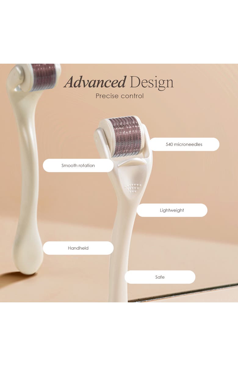 Project E Beauty The Derma Roller 540 Titanium Microneedle Facial Tool, Alternate, color, White