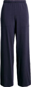 Eileen Fisher Slit Hem Straight Leg Pants