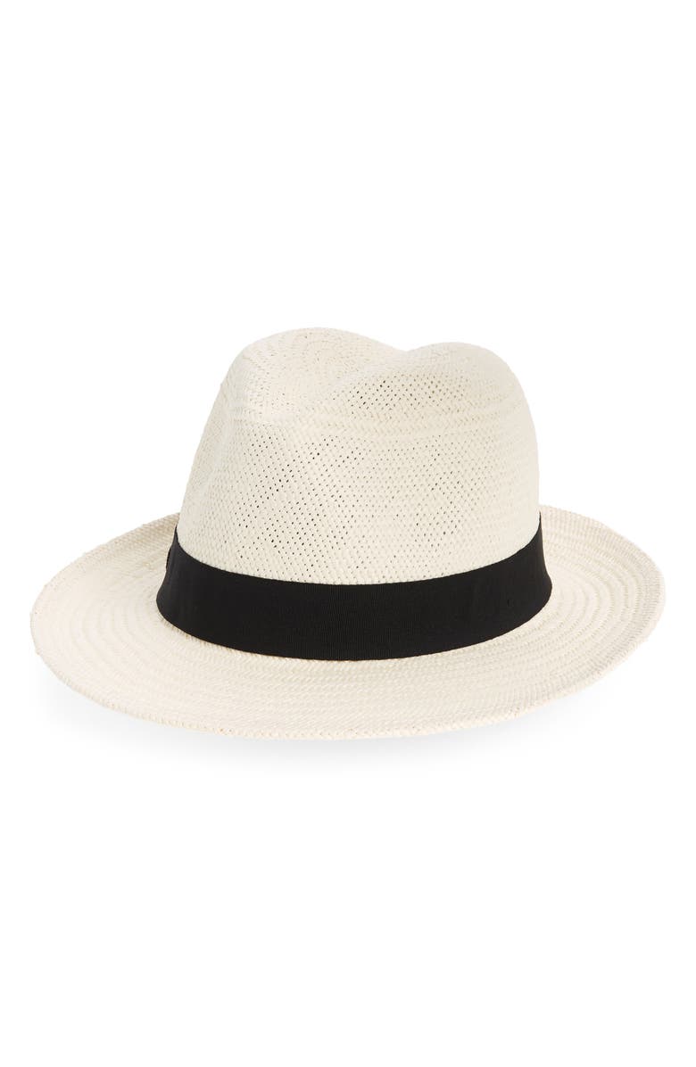 Halogen<sup>®</sup> Straw Panama Hat, Main, color,