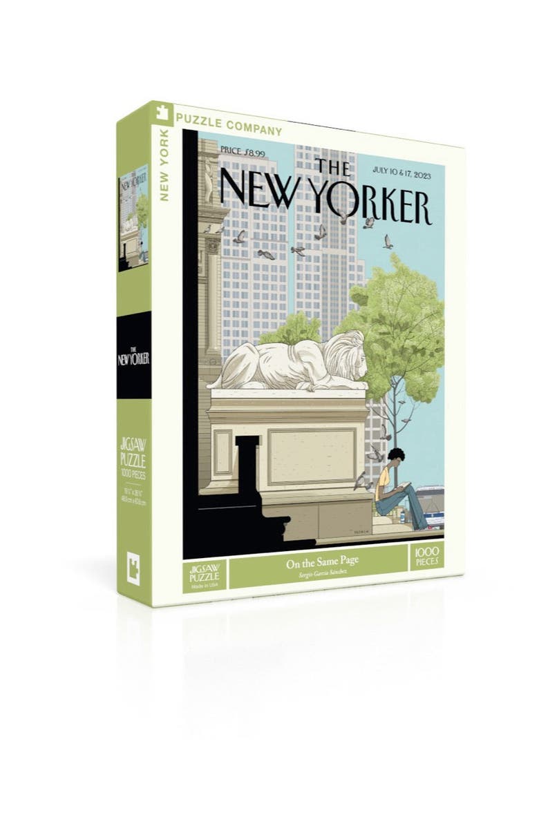NEW YORK PUZZLE COMPANY On the Same Page 1000 Piece Puzzle, Alternate, color, NO COLOR