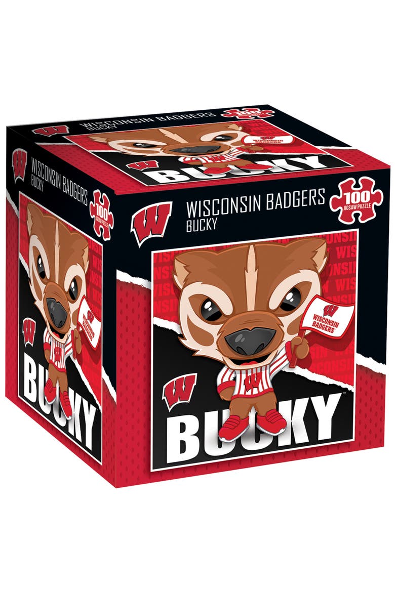 Wisconsin Badgers Mascot 100pc Puzzle, Main, color, Multicolor