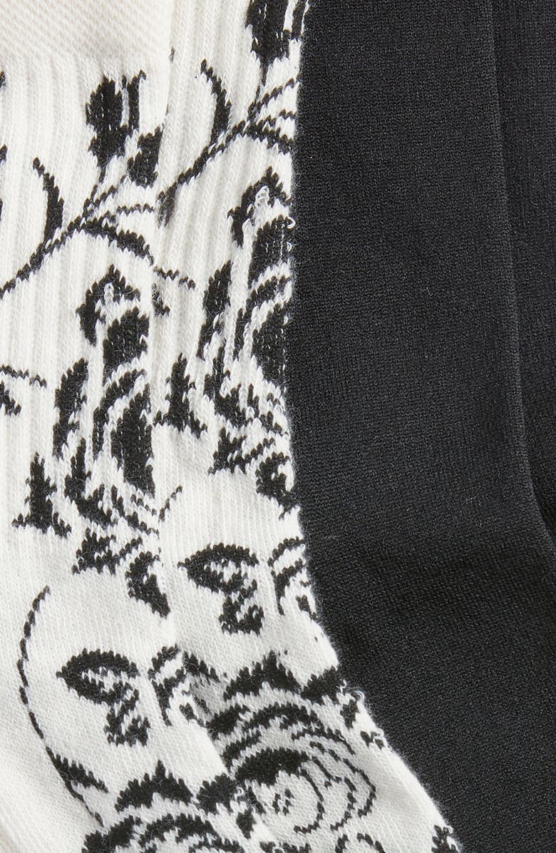 K Bell Socks Wall Flower Assorted 2-Pack Crew Socks, Alternate, color, 