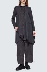 LUUKAA Sable Structured Wide-Leg Pants