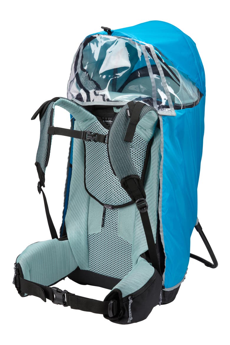 Sapling Child Carrier Rain Cover, Main, color, THULE BLUE