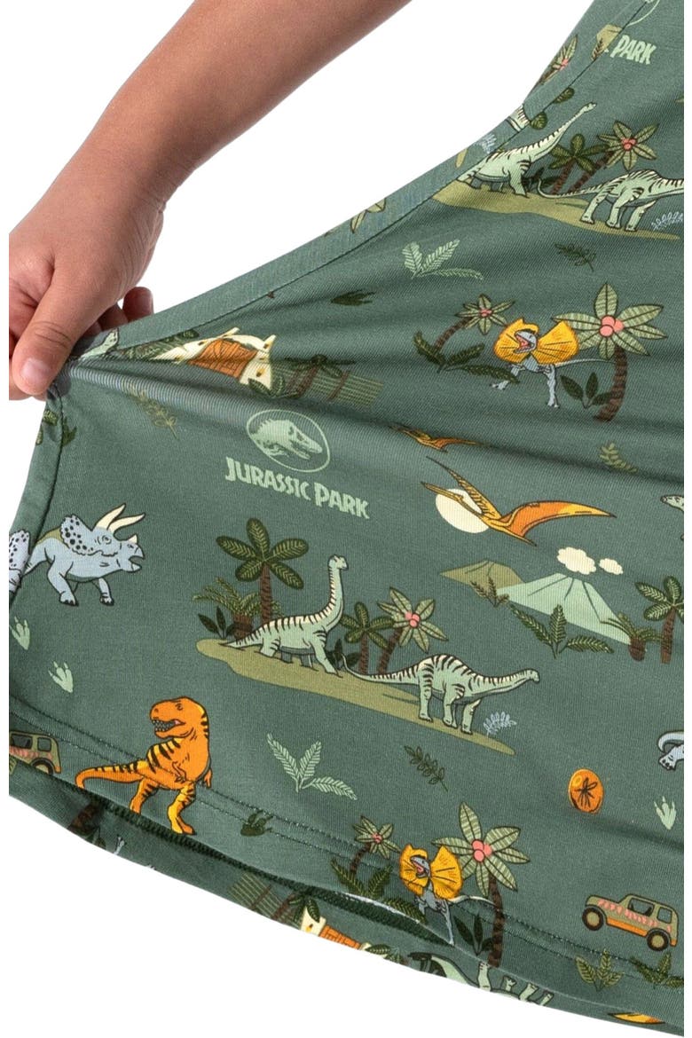 Kids' Jurassic Park Safari Short Sleeve Dress, Alternate, color, Jurassic Park: Safari