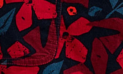 Seasalt Cornwall Port Gaverne Floral Organic Cotton Pincord Tunic In Multi