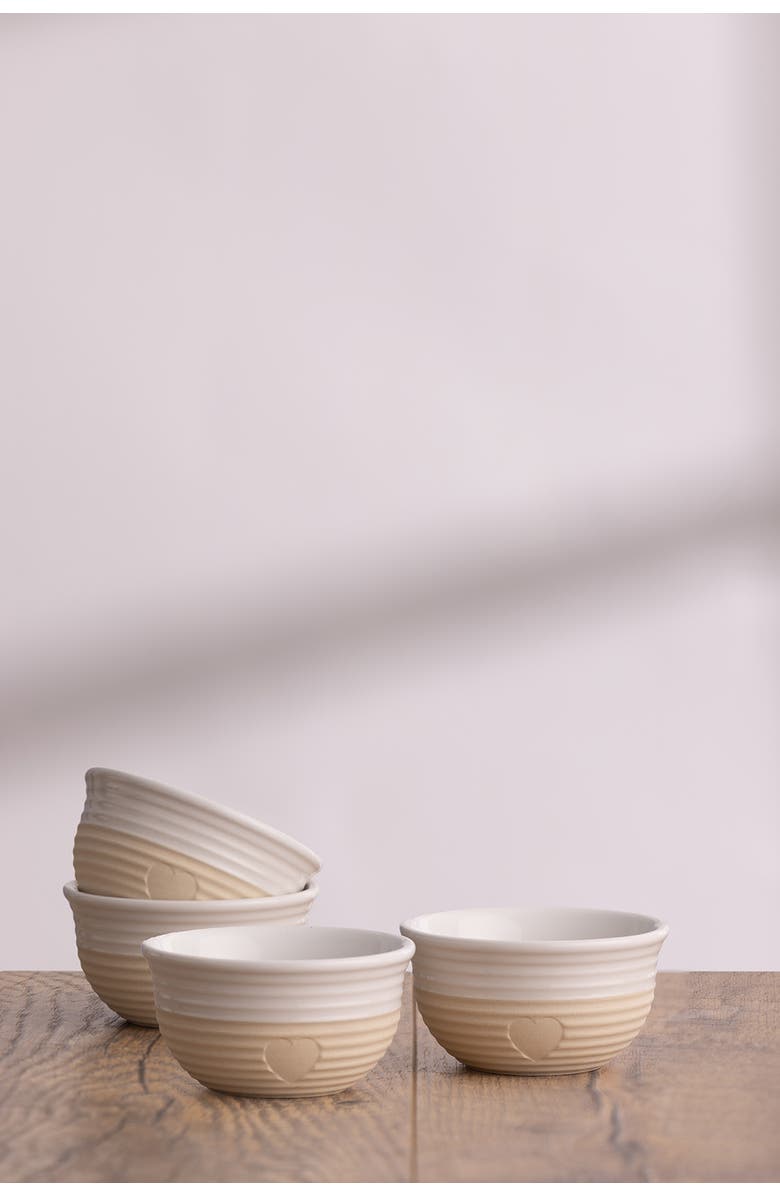 MASON CASH Rustic Charm Batter Bowl, Stoneware Mixing Bowl with Handle & Pour Spout, Alternate, color, Beige