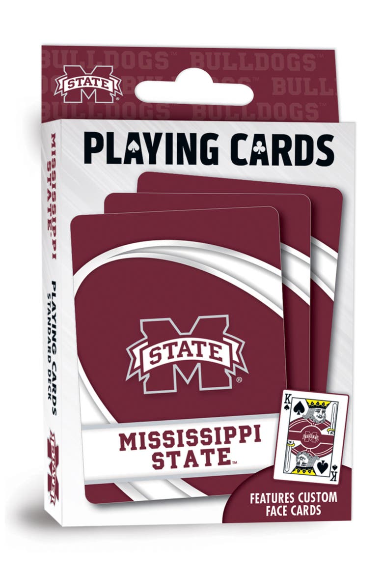 Mississippi State Bulldogs Playing Cards, Main, color, Multicolor