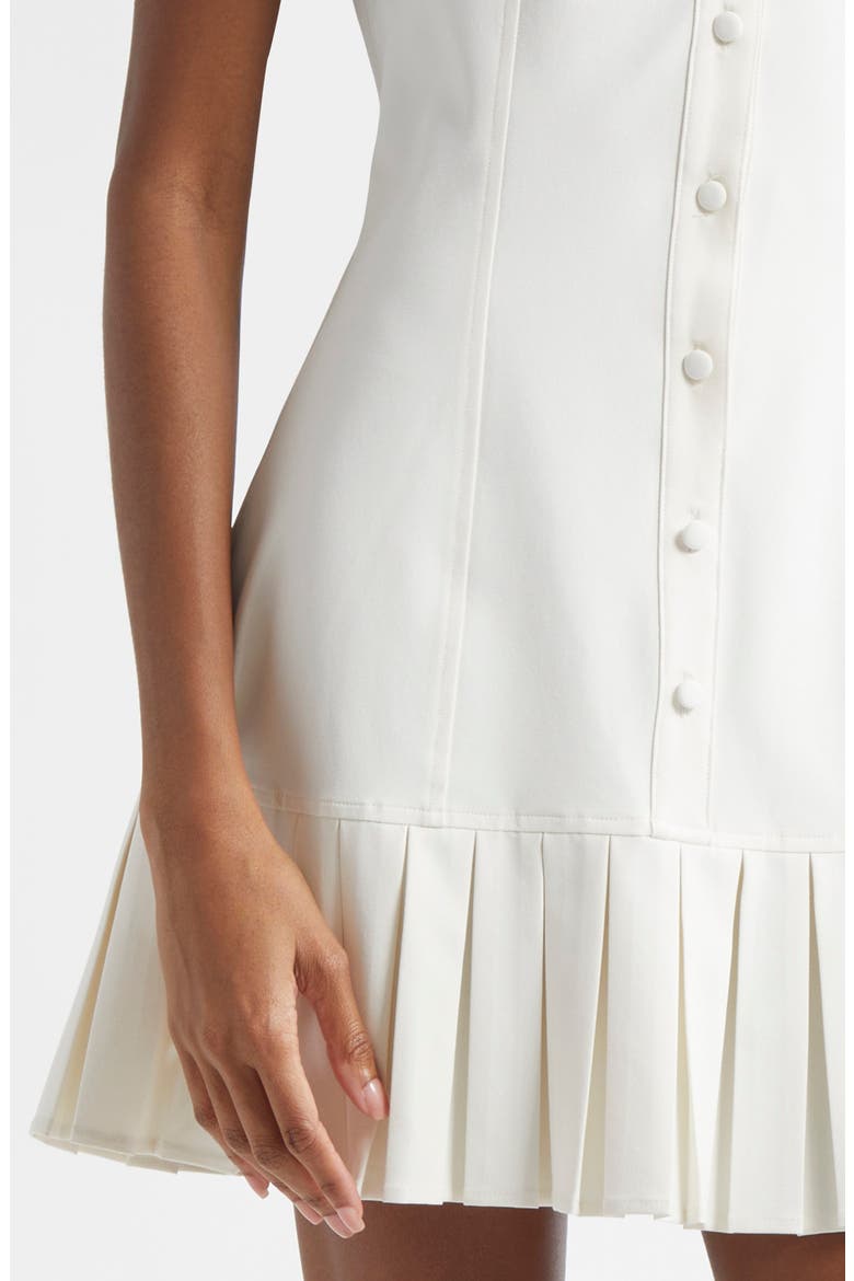 Lucilla Sleeveless Pleated Shirtdress, Alternate, color, IVORY