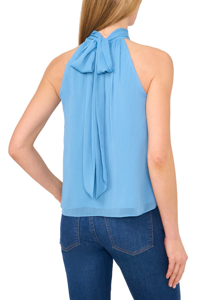Halter Neck Yoryu Top, Alternate, color, BLUE SPRITZ