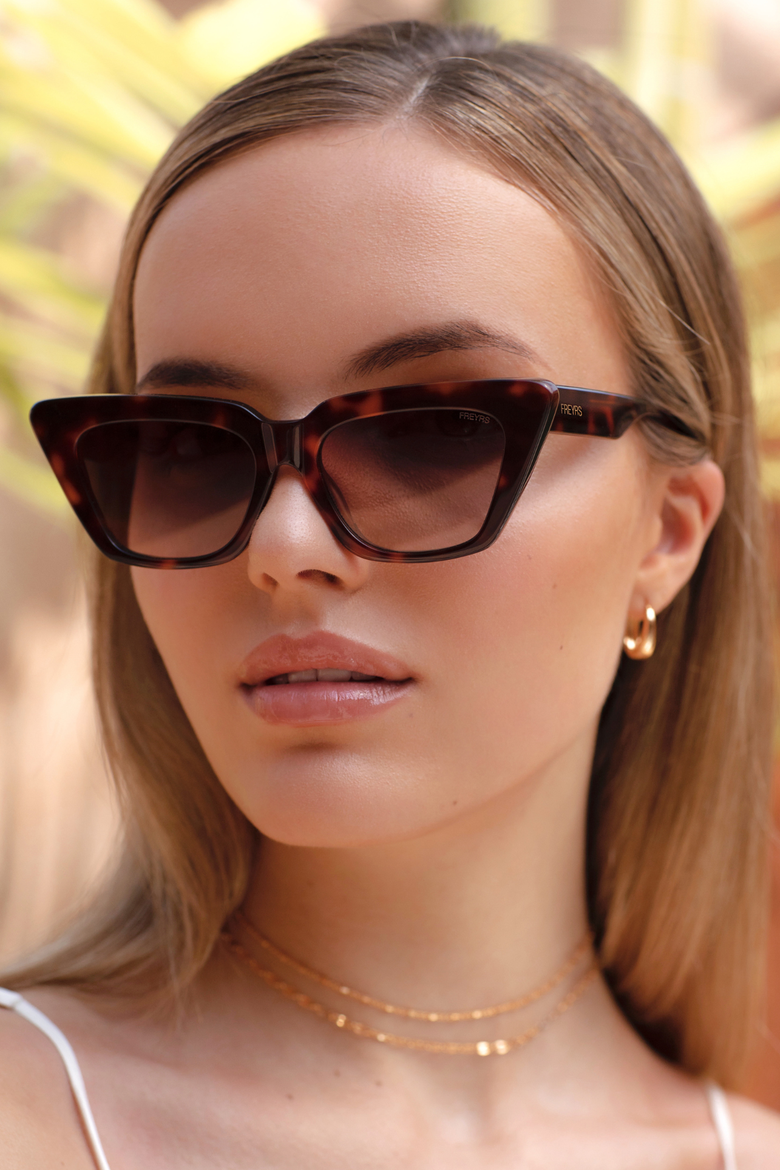 Vista Cat Eye Sunglasses, Alternate, color, Brown Tortoise