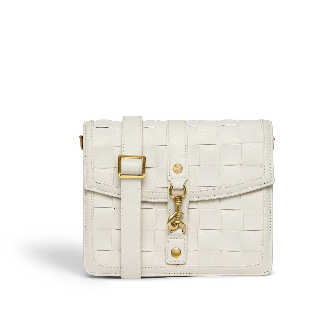 LaBante London Daisy White Vegan Shoulder & Crossbody Bag, Main, color, White