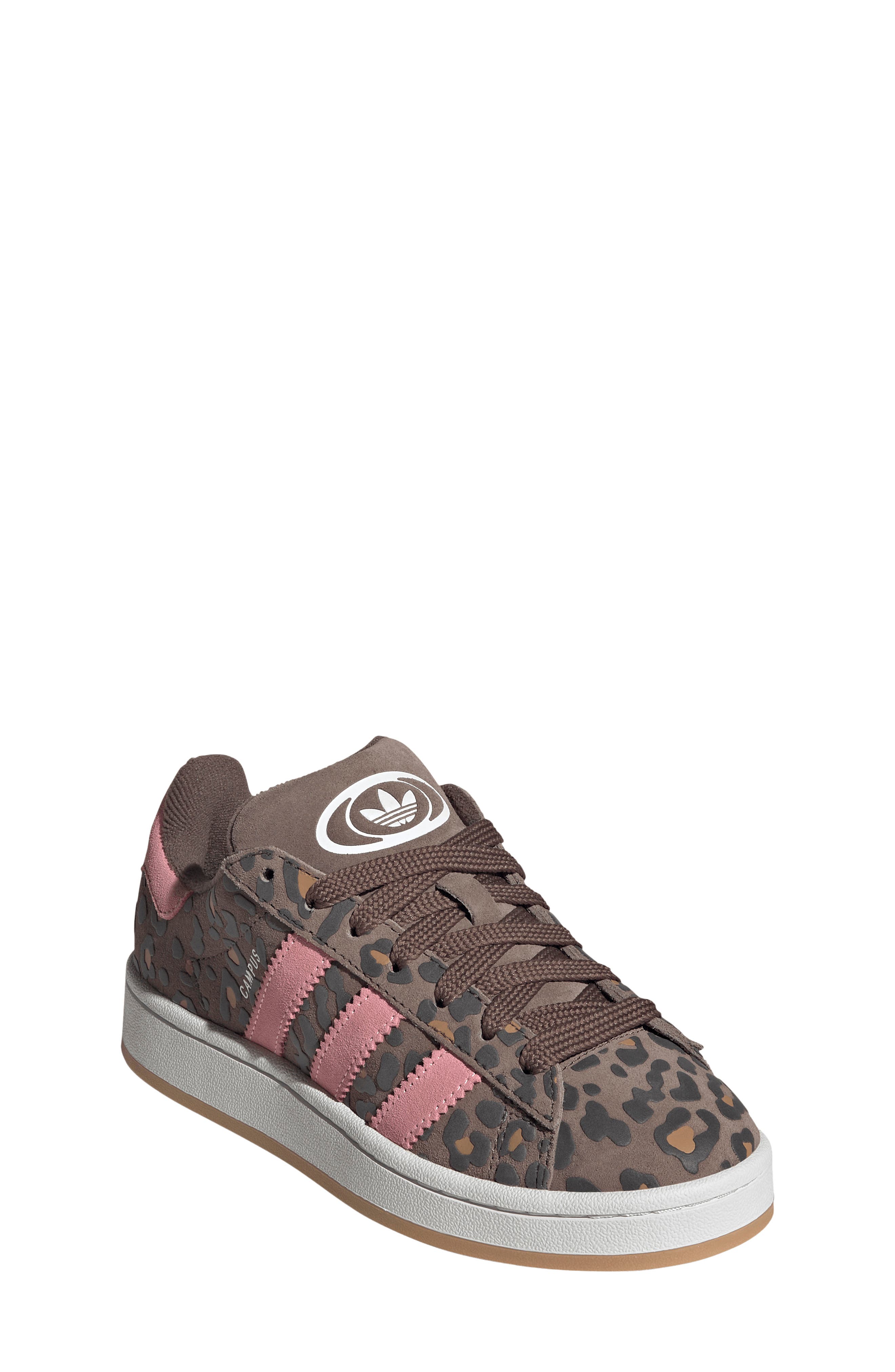 Kids' Campus 00s Sneaker, Alternate, color, EARTH STRATA/ WHITE/ GLOW PINK