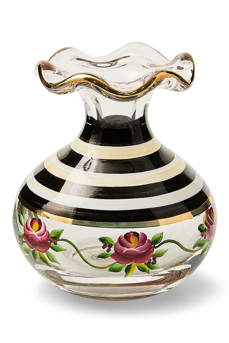 Carnival Bud Vase, Main, color, BLACK