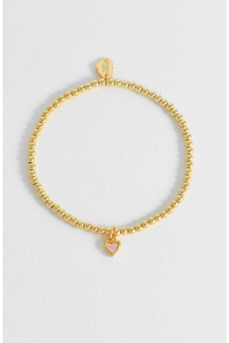 Sienna Croissant Beaded Stretch Bracelet, Alternate, color, SILVER/ GOLD