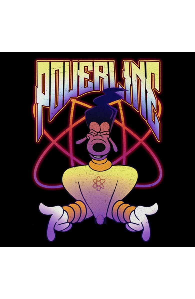 A Goofy Movie Men's A Goofy Movie Powerline Retro Graphic T-Shirt, Alternate, color, Navy Blue