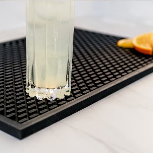 A Bar Above Black Silicone Bar Mat, 12x18" In Black