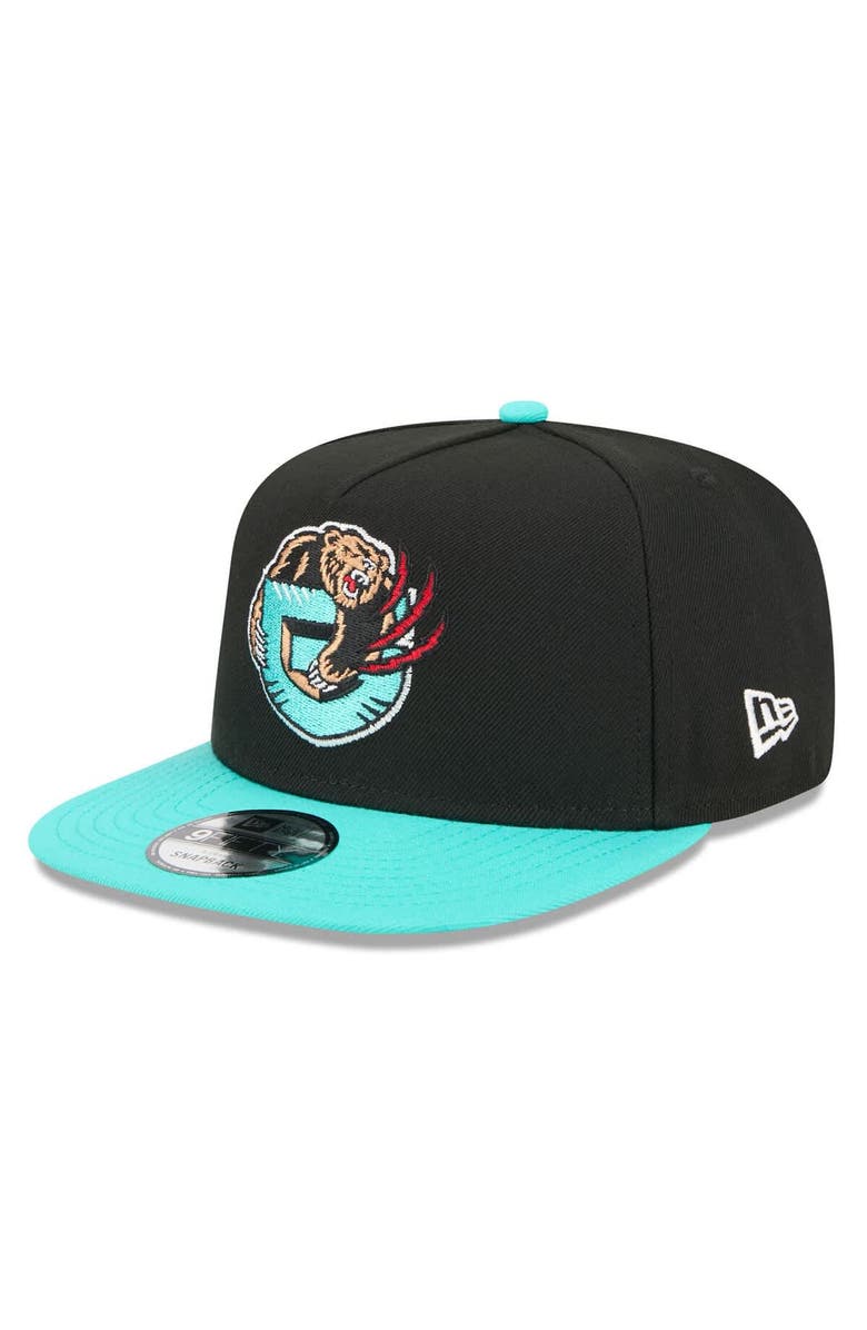 New Era Men's New Era Black/Turquoise Memphis Grizzlies 2025/26 Classic Edition Jersey Hook A-Frame 9FIFTY Snapback Hat, Main, color, Black