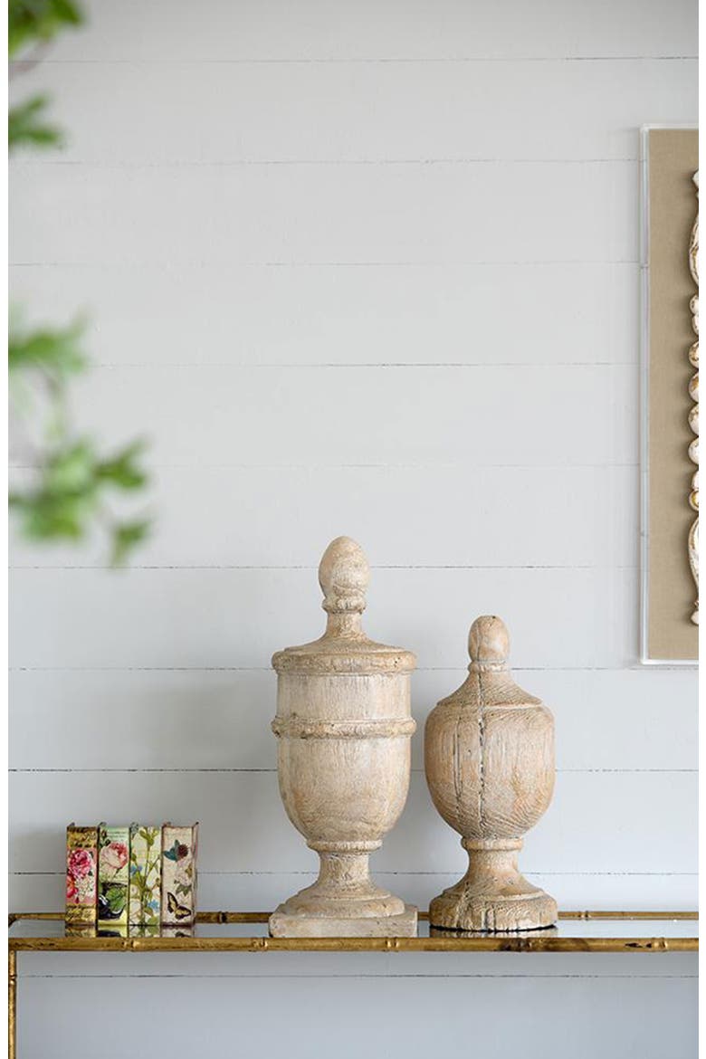 Chester Finial Decorate Tabletop Accent Decor, Alternate, color, CREAM
