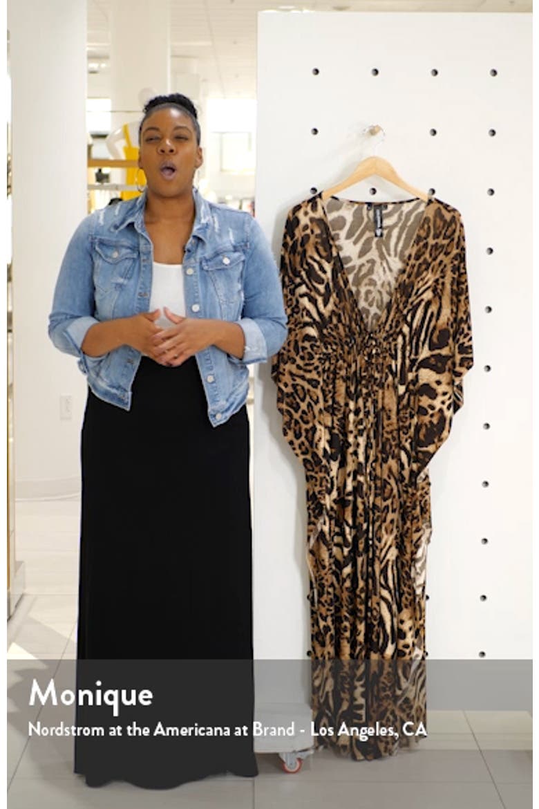 Tie Front Caftan Maxi Dress video