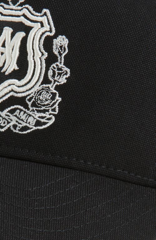 Amiri Ma Crest Trucker Hat In Black