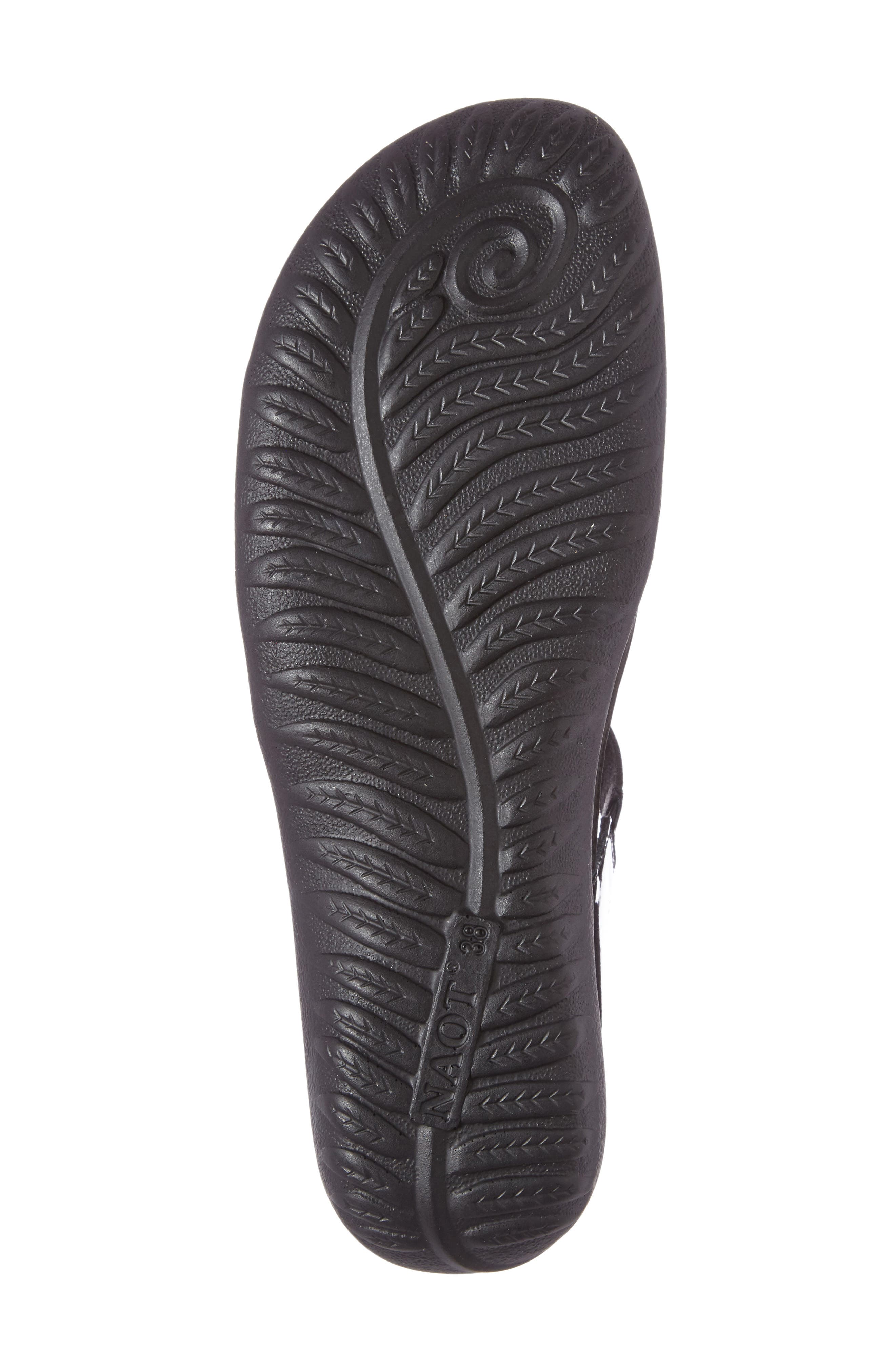 'Papaki' Sandal, Alternate, color, BLACK PATENT LEATHER