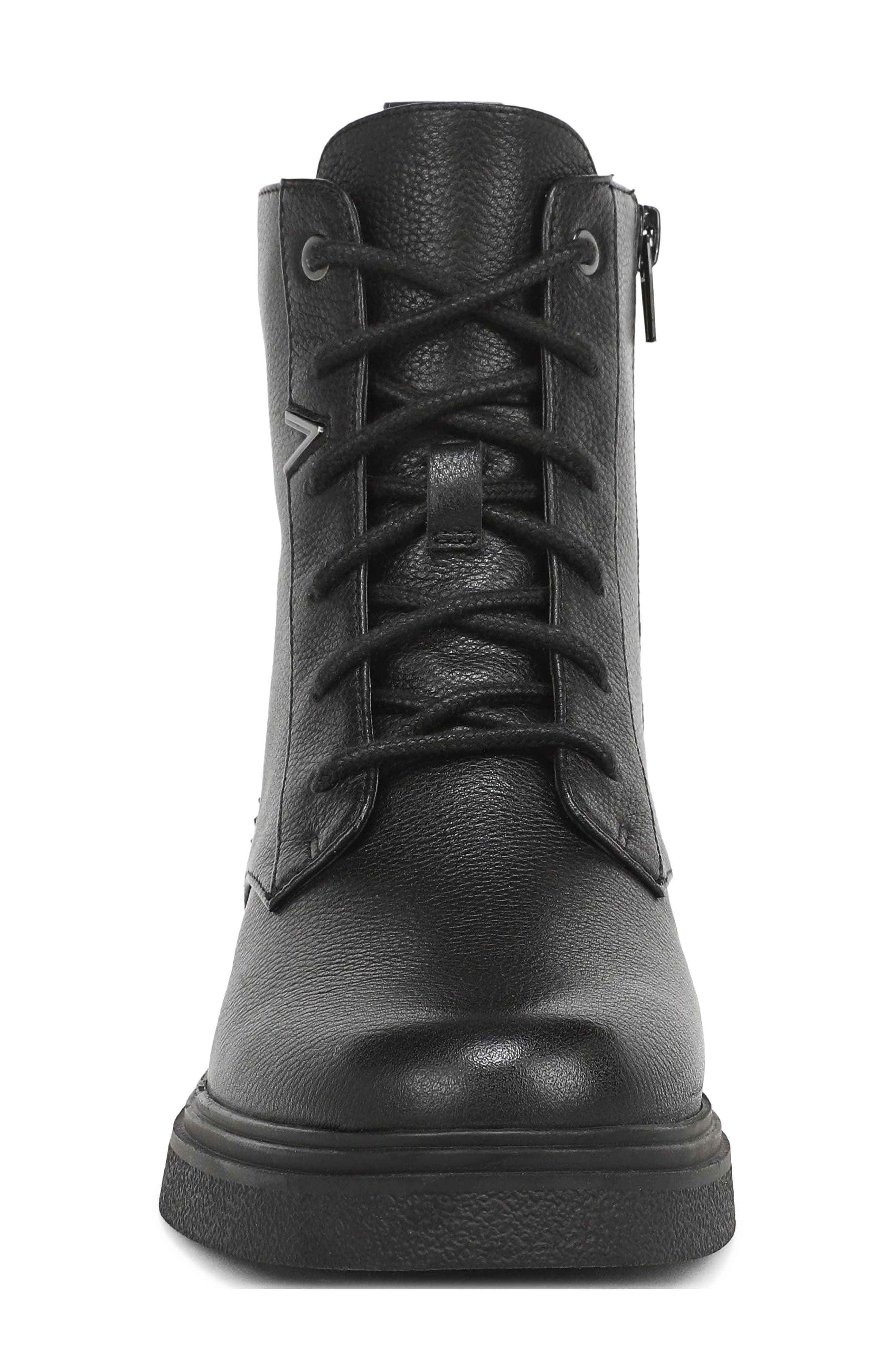 Delaney Leather Boot, Alternate, color, BLACK LEATHER