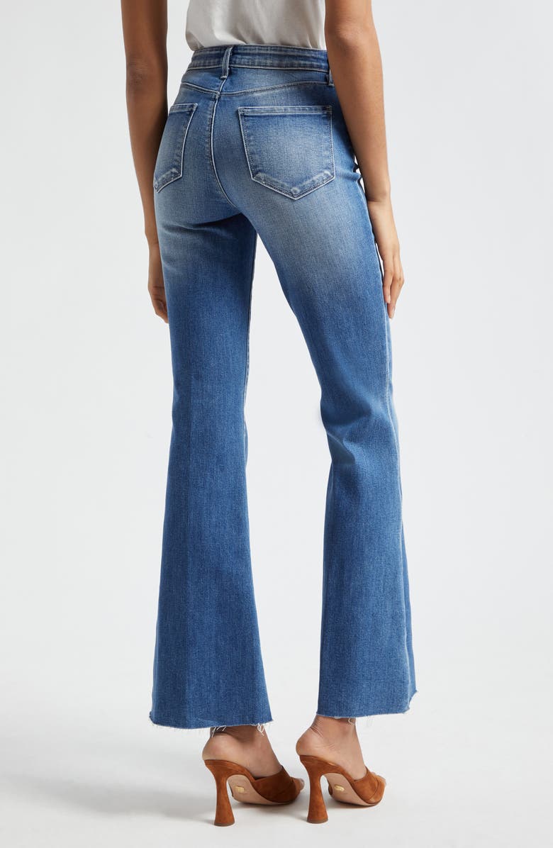 L'AGENCE Sera High Waist Flare Jeans, Alternate, color, Laguna