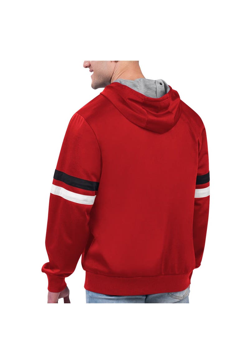 Men's G-III Sports by Carl Banks Red Atlanta Hawks Contender Full-Zip Hoodie Jacket, Alternate, color, Red