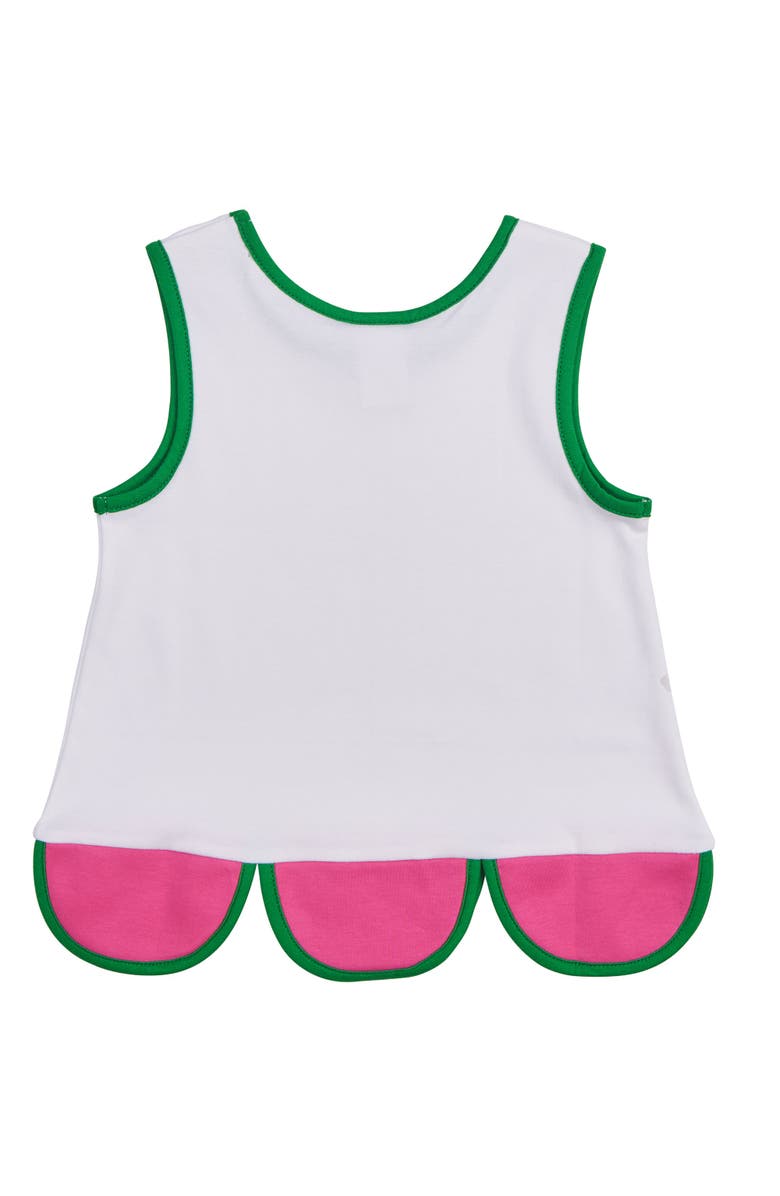 Florence Eiseman Knit Top With Scallop Watermelon Hem, Alternate, color, 