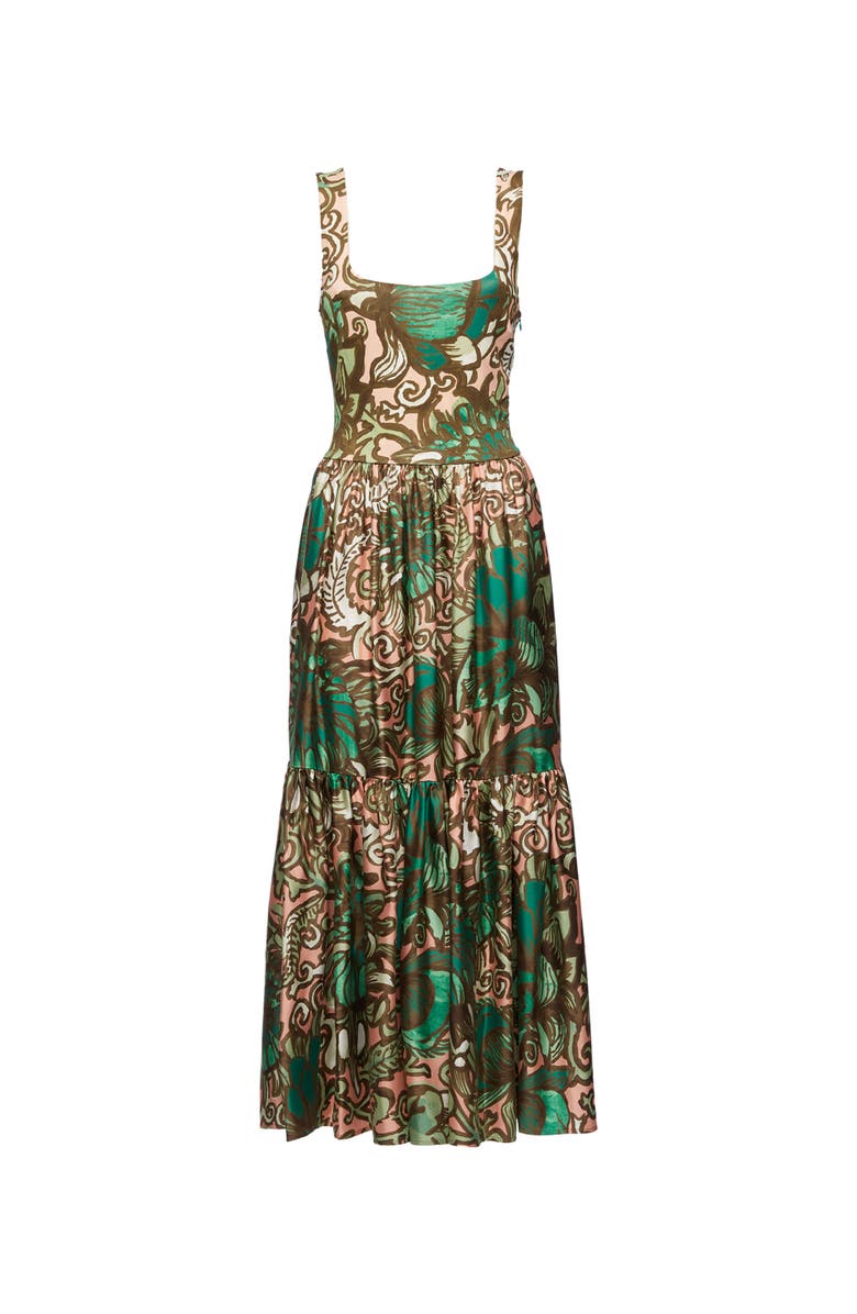 La DoubleJ Capri Dress Anemone Pink Olive, Alternate, color,