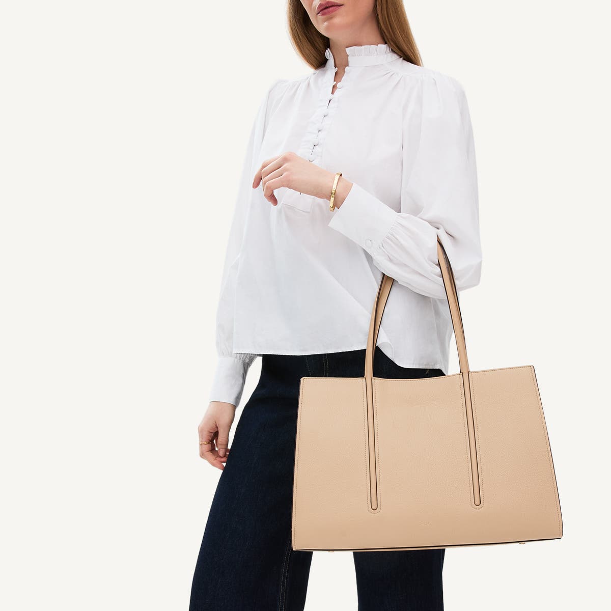 Radley Portland Place Large Open Top Tote Bag, Alternate, color, Stone