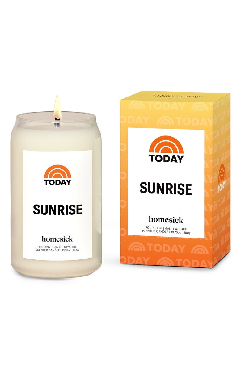 homesick x TODAY Sunrise Candle, Main, color, 