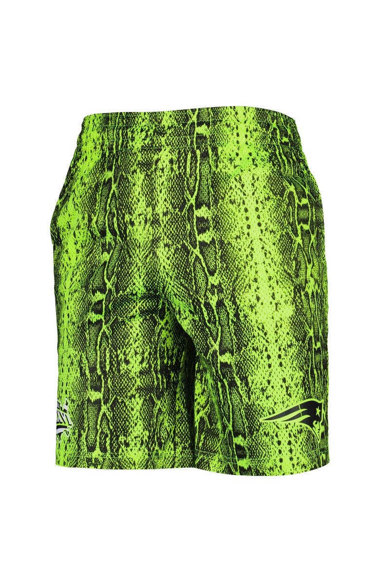 New Era Men's New Era Neon Green New England Patriots Summer Pop Shorts, Alternate, color, Neon Green
