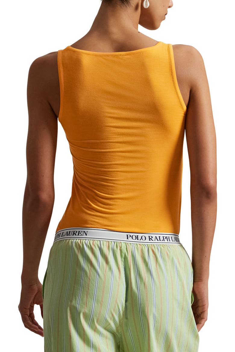 Stretch Modal Pajama Tank, Alternate, color, CARROT CURL