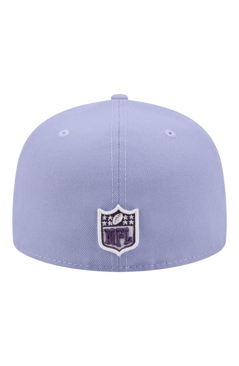 New Era Men's New Era Light Purple Las Vegas Raiders Lavender Bloom 59FIFTY Fitted Hat, Alternate, color, Light Purple